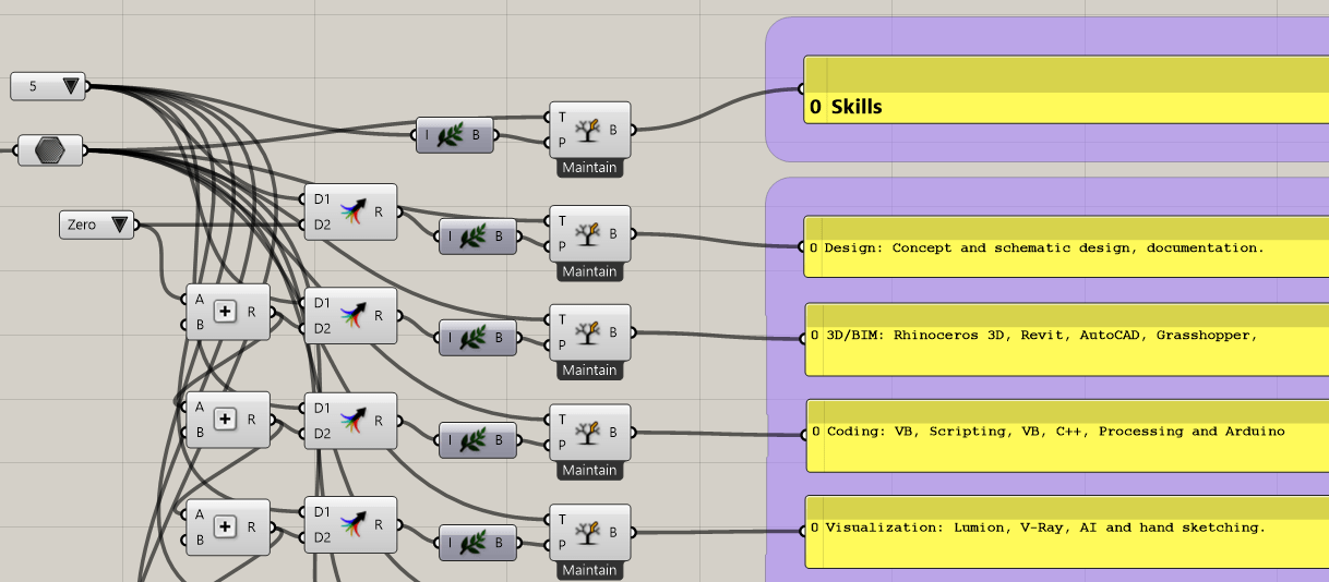 facade fabrication drawings generated from grasshopper