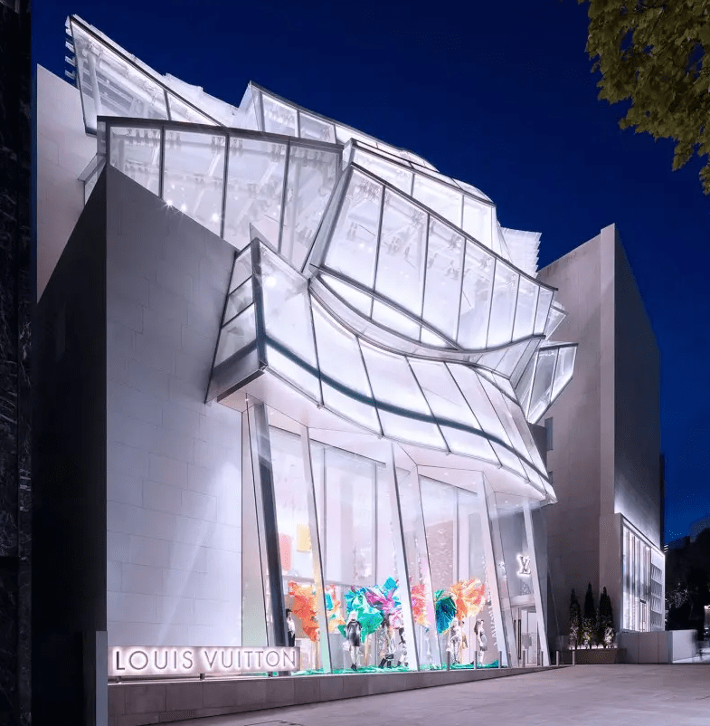 Facade Fondation Louis Vuitton in Seoul